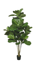 Load image into Gallery viewer, Artificial Fiddle Fig Leaf Tree
