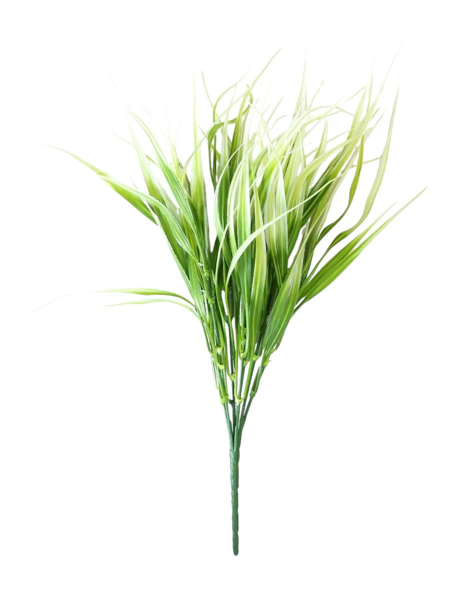 Artificial Vanilla Grass UV white green - 45cm
