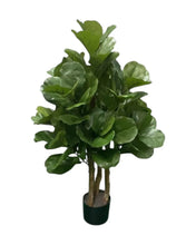 Load image into Gallery viewer, Artificial Fiddle Fig Leaf Tree
