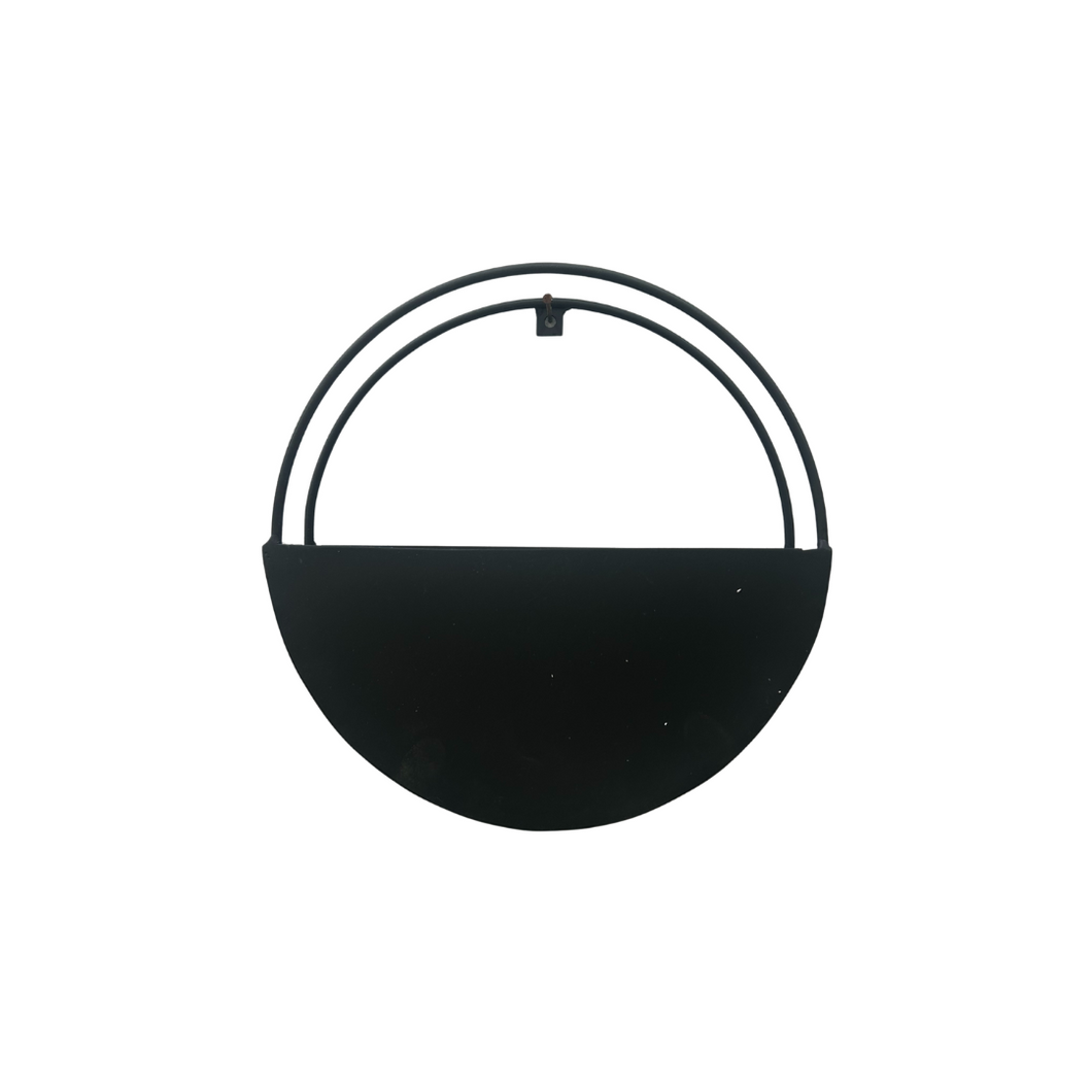 Half Moon Mini Metal Planter