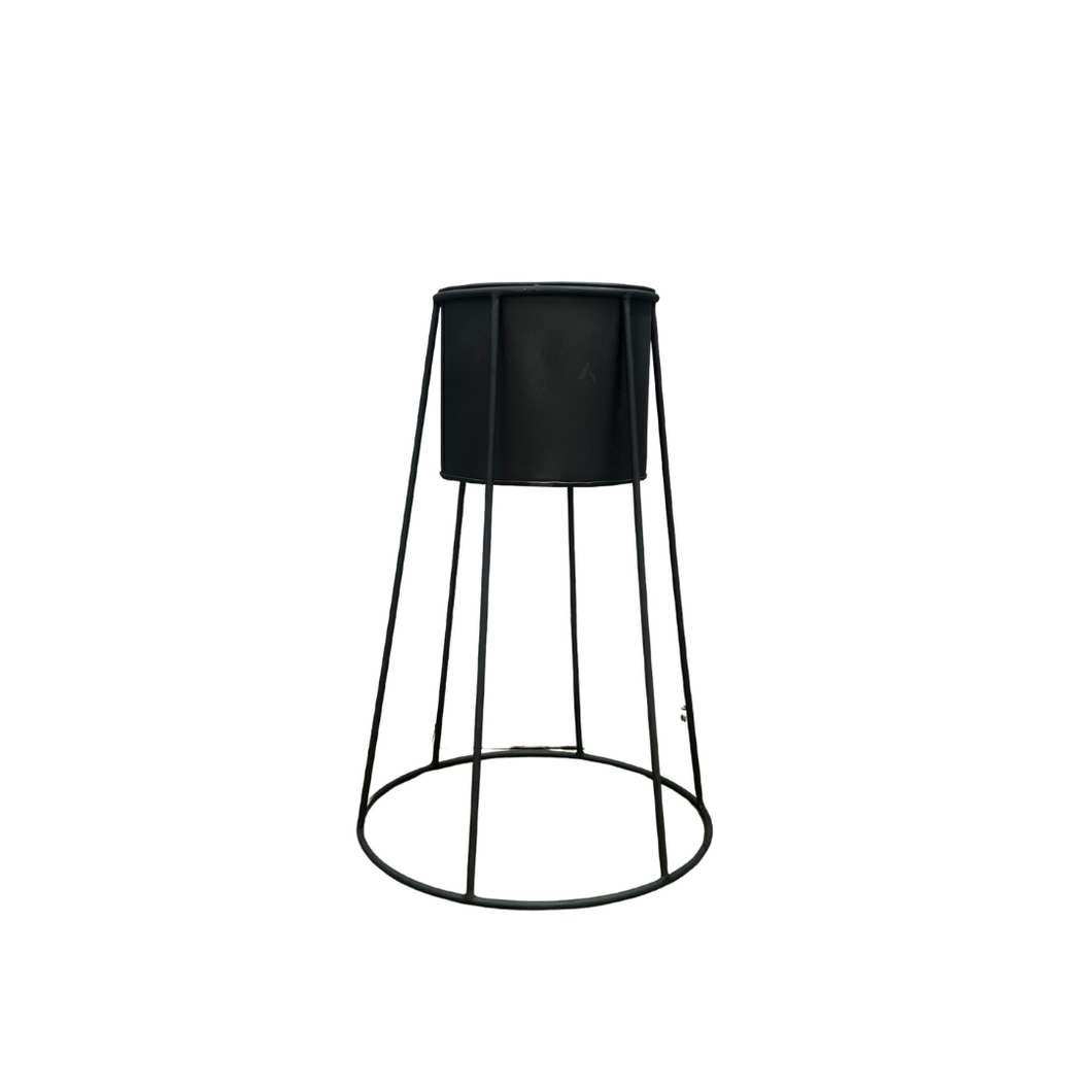 Round Metal Planter