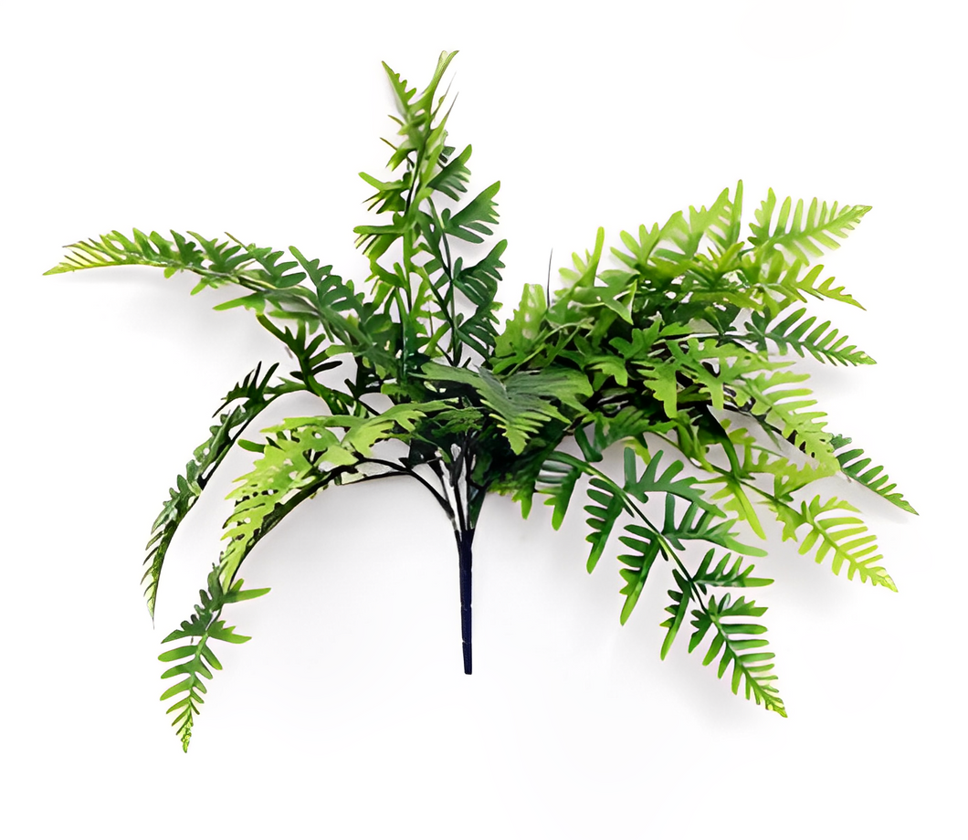 Artificial Hanging UV Fern - 60cm