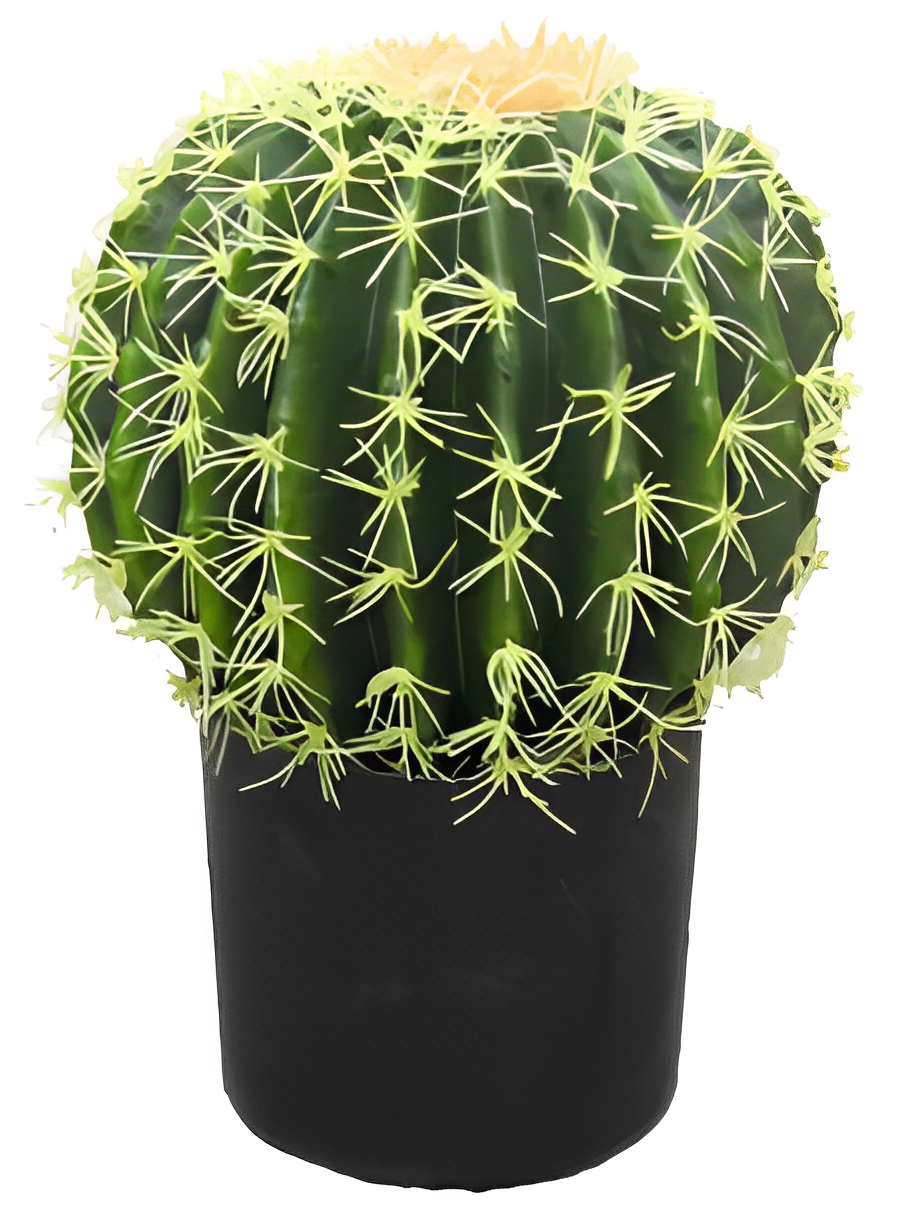 Artificial Barrel Ball Cactus - 34cm