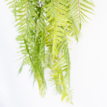 Load image into Gallery viewer, Plant Couture - Artificial Plants - Hanging Sword Fern 120cm - Close Up Bottom Half 
