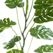 Load image into Gallery viewer, Plant Couture - Artificial Plants - Hanging Monstera Vine 180cm - Close Up Of Leaves And Stems 
