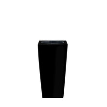 Load image into Gallery viewer, Plant Couture - Artificial Plant Pot - Valentino B - Jet Black 
