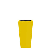 Load image into Gallery viewer, Plant Couture - Artificial Plant Pot - Valentino B - Traffic Yellow 
