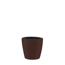 Load image into Gallery viewer, Plant Couture - Dior B Fiberglass Pot - Mahogany Brown 
