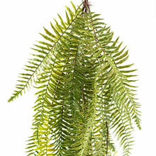 Load image into Gallery viewer, Plant Couture - Artificial Plants - Hanging Fern 114cm - Close Up 
